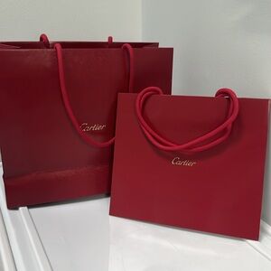 Authentic Cartier Paper Shopping Bags